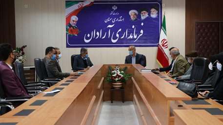  دیدار ریاست دانشگاه علوم پزشکی استان سمنان با فرماندار شهرستان آرادان